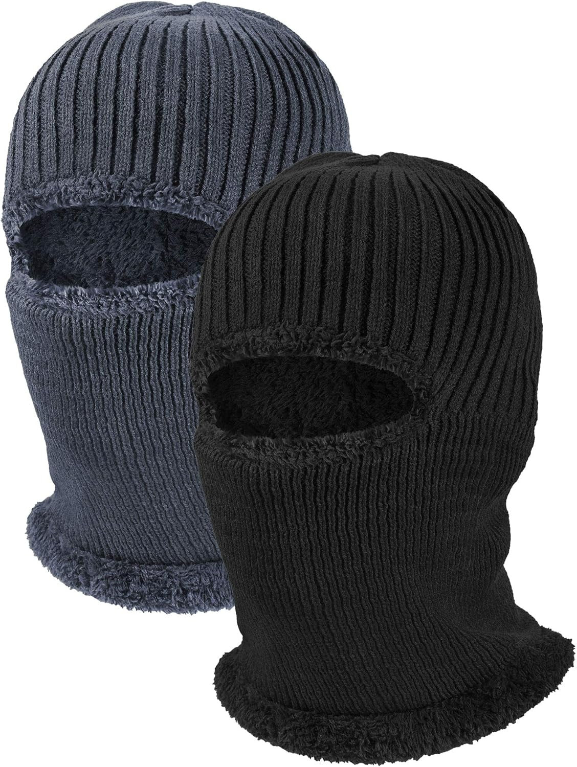 Men's Thermal Polar Fleece Face Mask Hood for Cold Winter