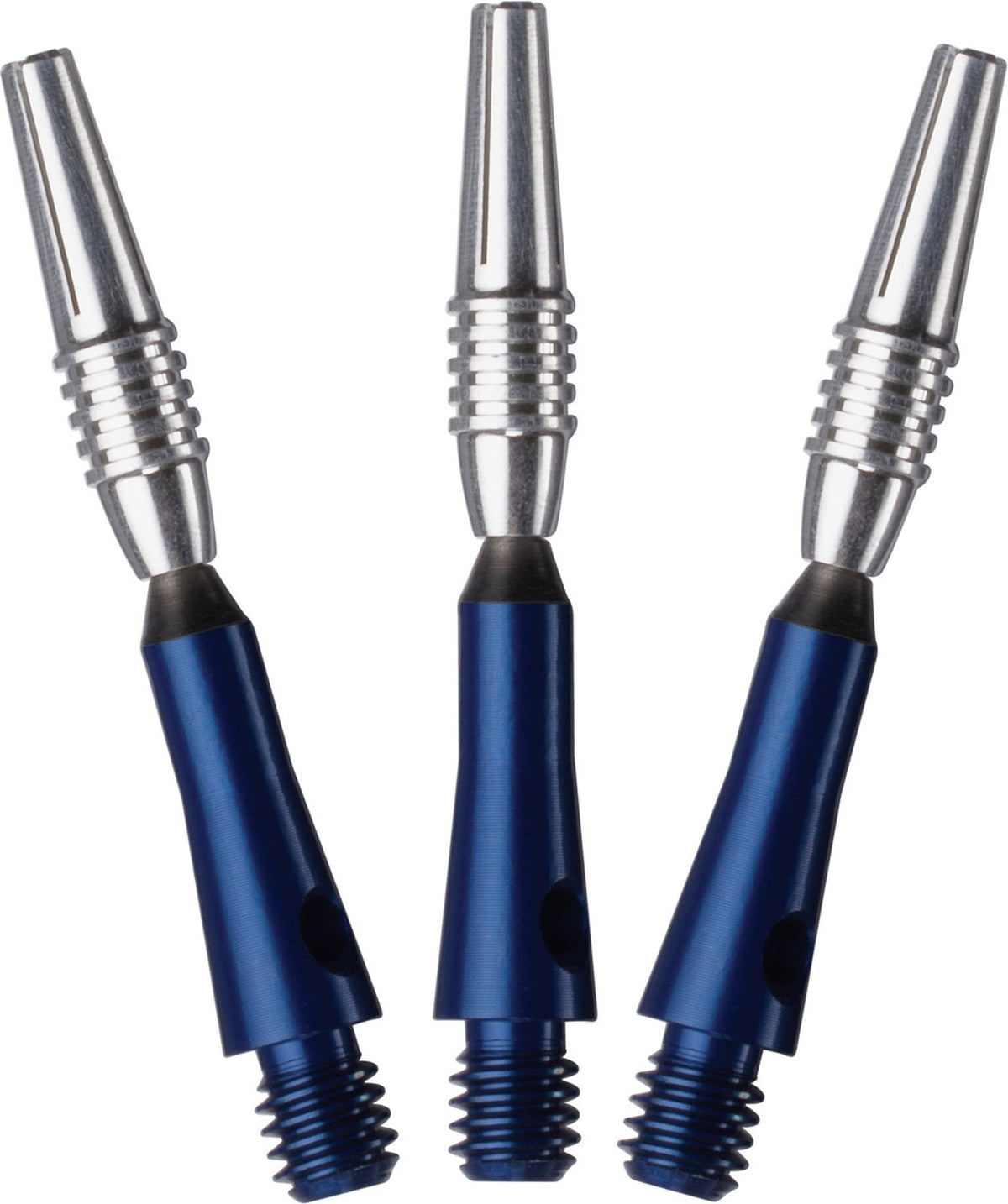 Spinster Aluminum Short SH Dart Shaft, Blue - 3 Pack