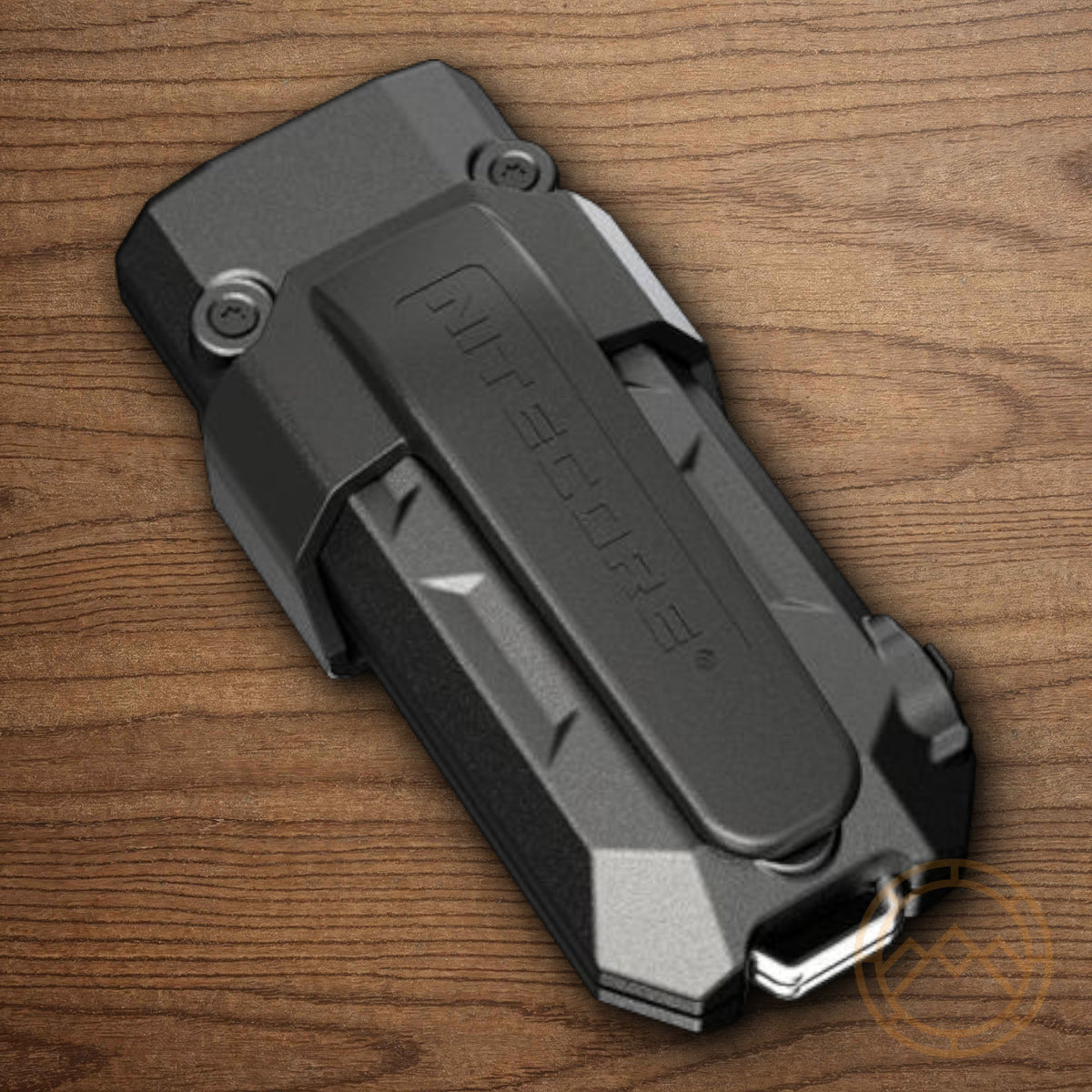 Rechargeable Keychain Light Waterproof Impact Resistant Aluminum Black