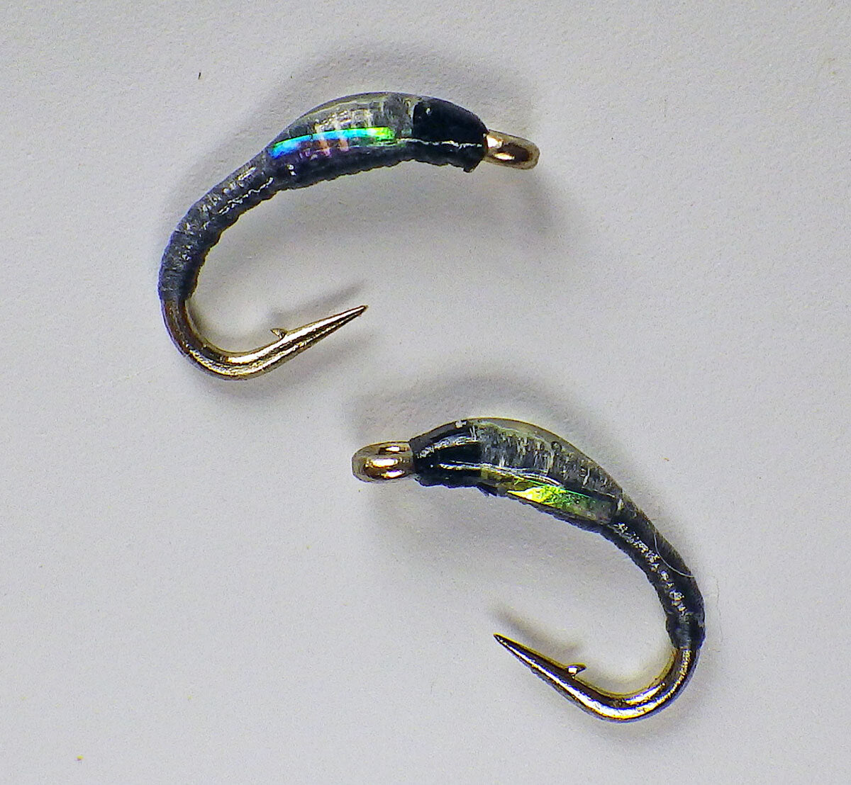 Premium Trout Flies - Midge Nymph Emerger Gray, All Hook Sizes