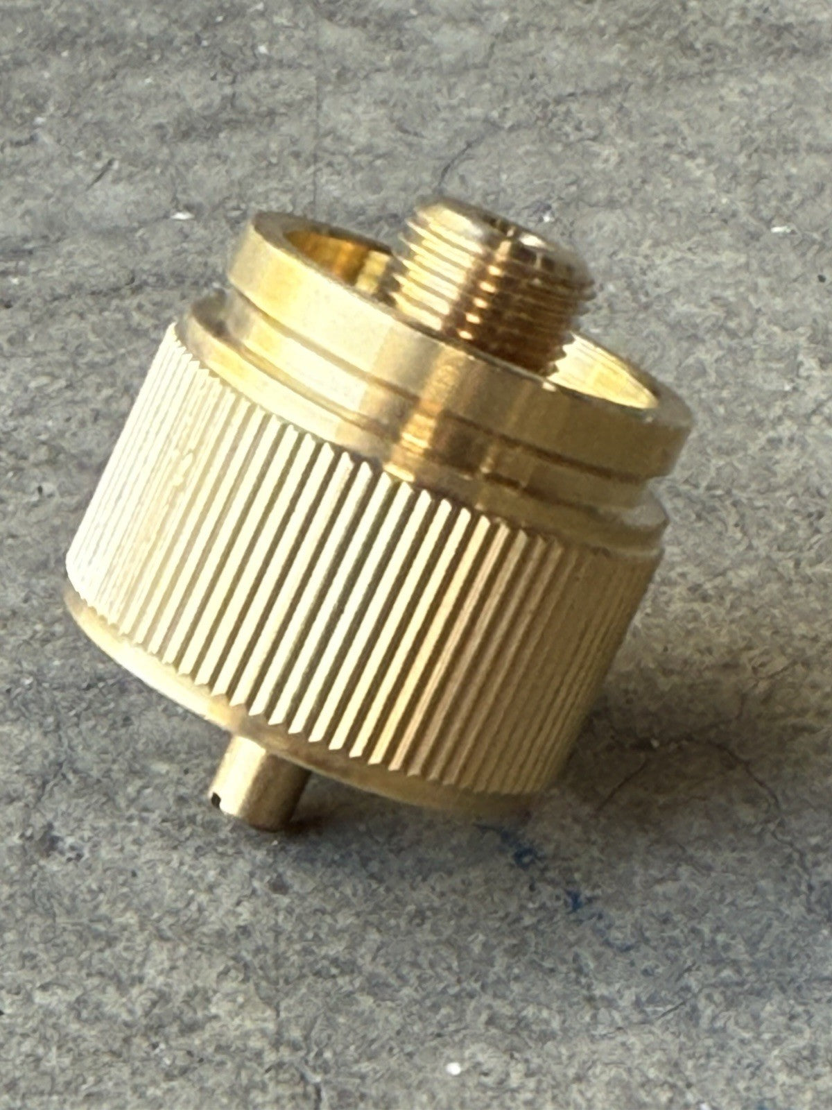 Propane Camping Stove Adapter 1LB Tank to EN417 Lindal Valve 7/16" Thread