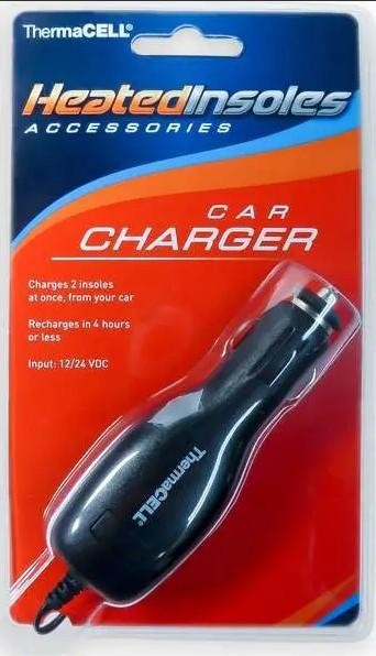 12V Car Charger for Rechargeable Heated Insoles - Thermacell THSCC1