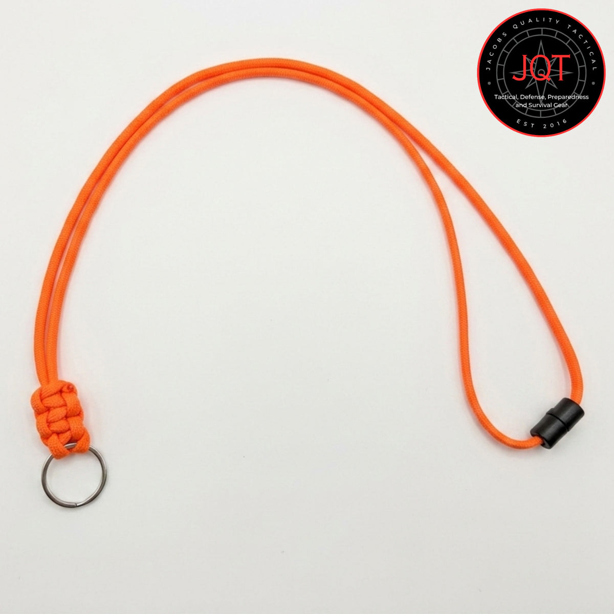 Paracord Neck Lanyard with Safety Breakaway for Keys, Badges, Tools