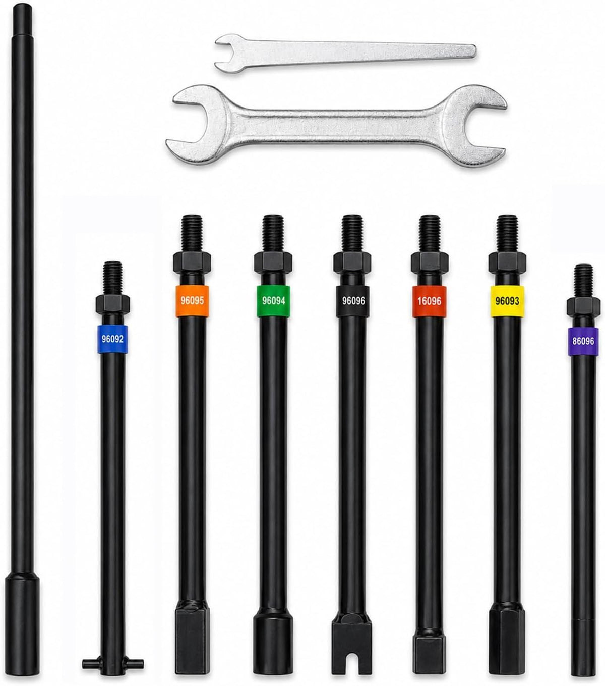 7-Piece Spare Tire Removal Tool Kit for SUVs Trucks and Vans