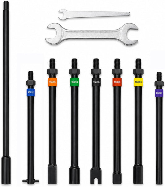 7-Piece Spare Tire Removal Tool Kit for SUVs Trucks and Vans