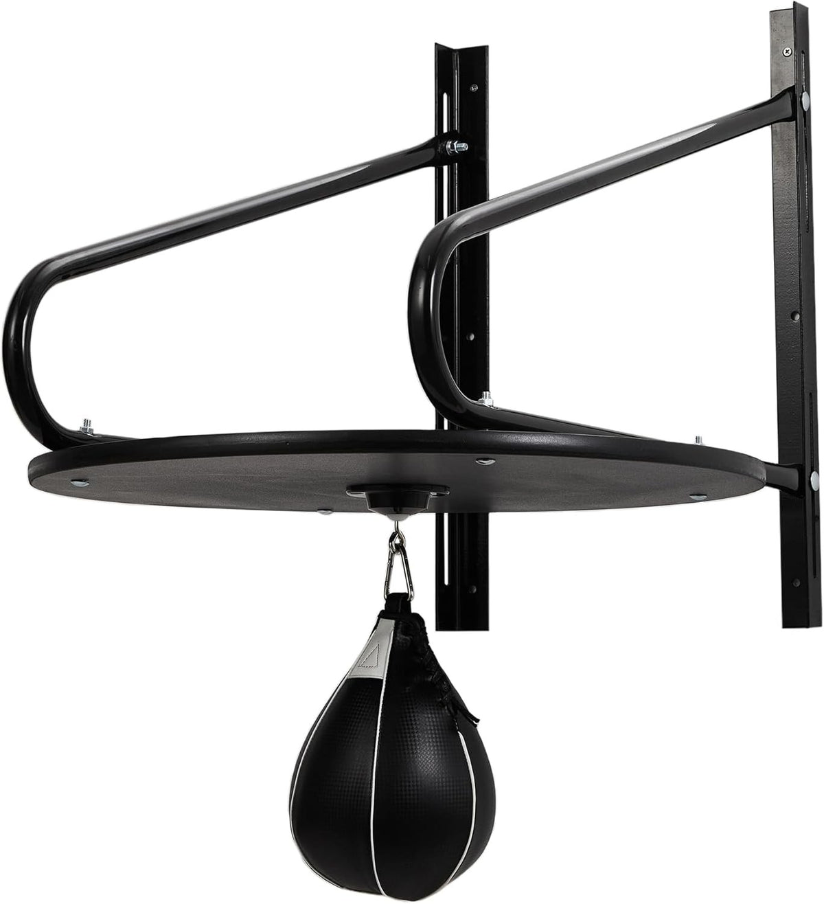 24-Inch Wall Mount Speed Bag Platform with 360° Swivel for Boxing Training