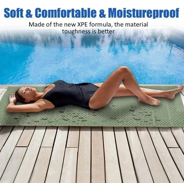 Moisture-Proof Camping Foam Pad - Lightweight Waterproof Sleeping & Picnic Mat