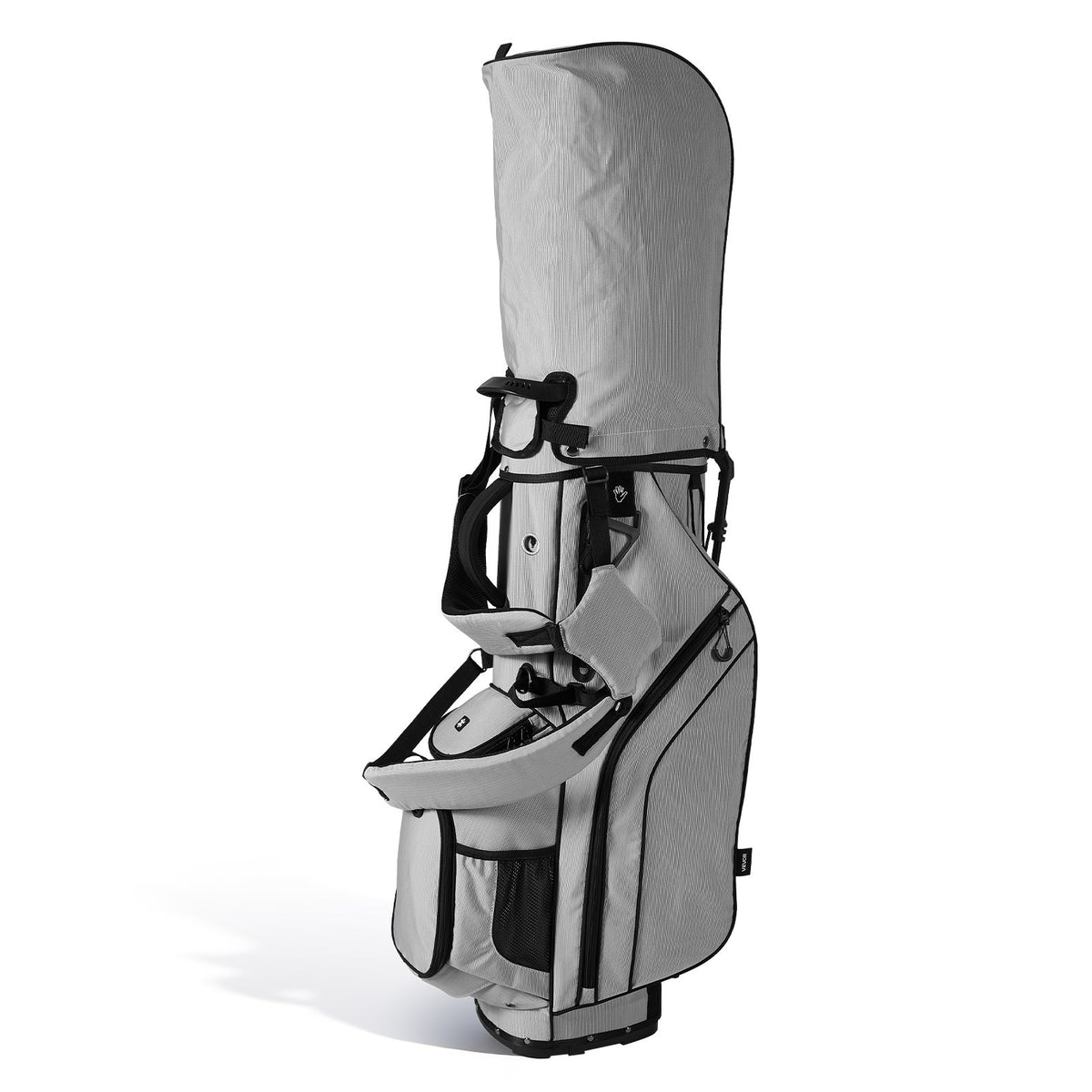 14-Way Golf Cart Bag with Dual Shoulder Straps & Rain Hood – Men & Women