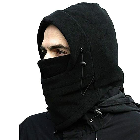 Full Face Winter Ski Mask Balaclava Beanie Fleece Trapper Outdoor Hat