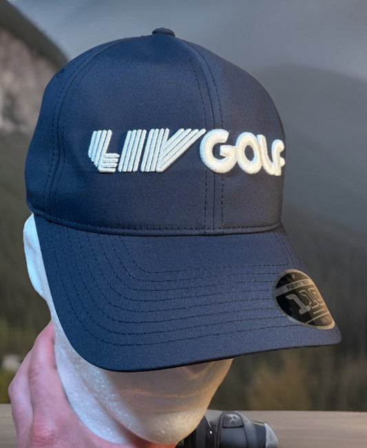 Golf Hat Adjustable Flexfit Gradient Logo Cap for LIV Golf