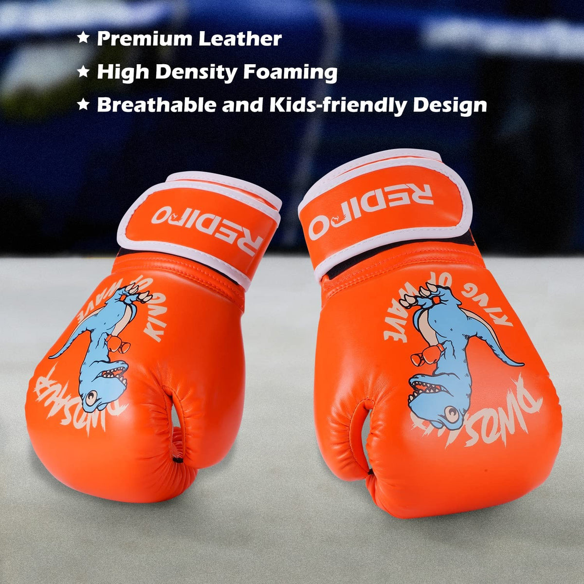 Kids Boxing Gloves for Youth Training & Sparring - 4 & 6 OZ