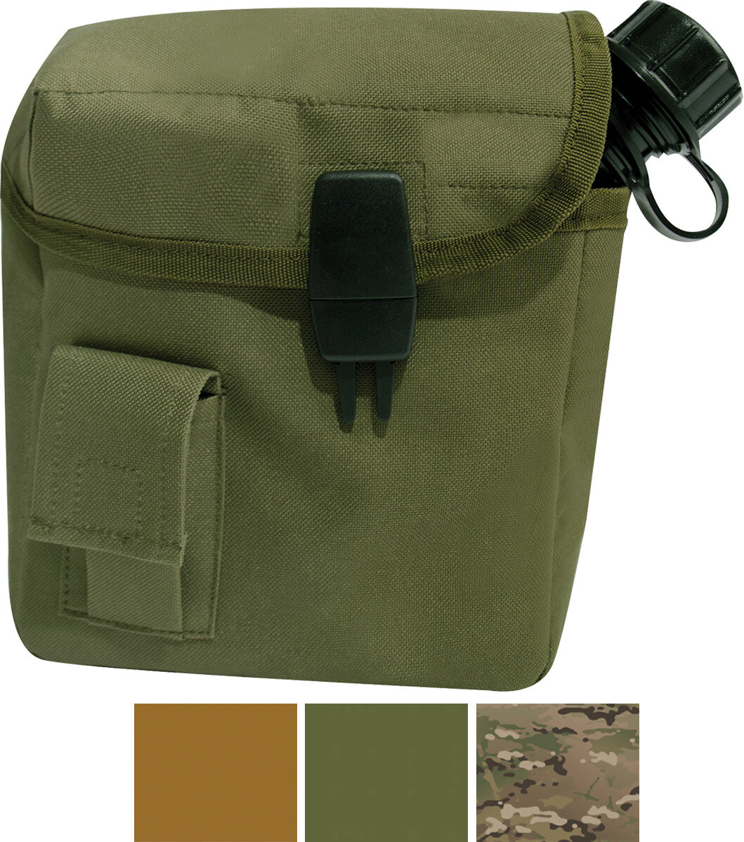 Military Nylon Canteen Cover with MOLLE System 2 Quart Hydration Pack