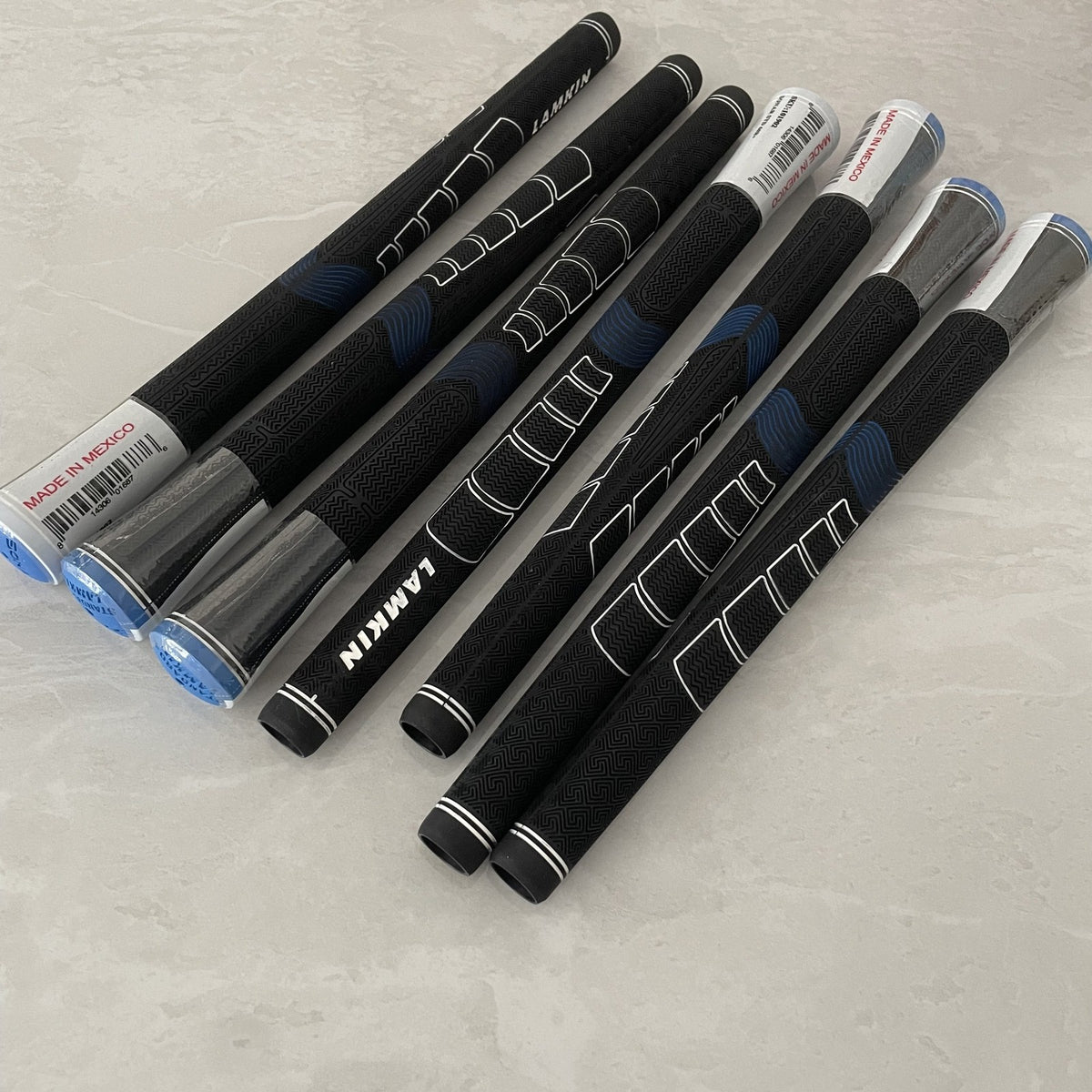 Golf Club Swing Grip Set Midsize Black Blue Lamkin Sonar Plus All Variants