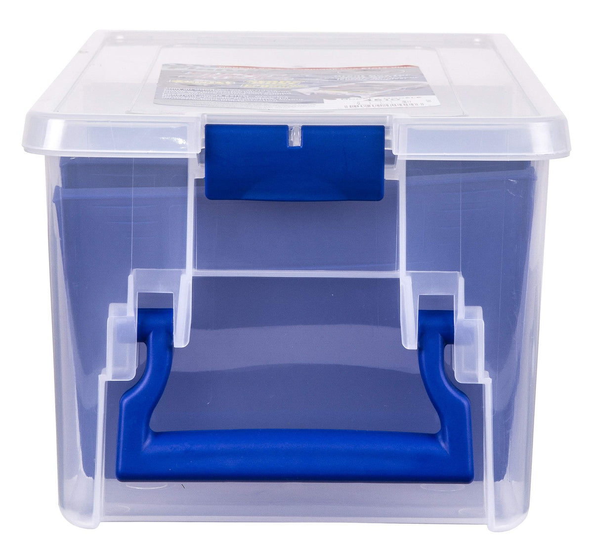 Clear Soft Bait Organizer Box with Adjustable Dividers - Rust-Resistant Fishing Tackle Storage
