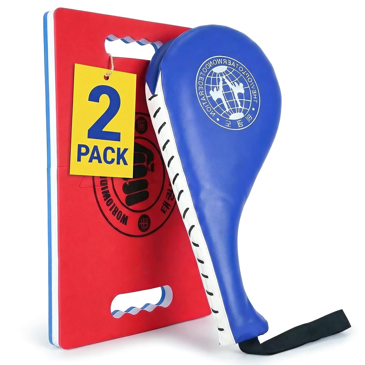 Martial Arts Training Set with Rebreakable Breaking Board and Kick Target Pad