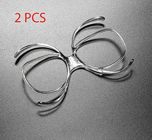 2 Pieces Ski Goggle Prescription Insert Frame Universal Flexible Adapter