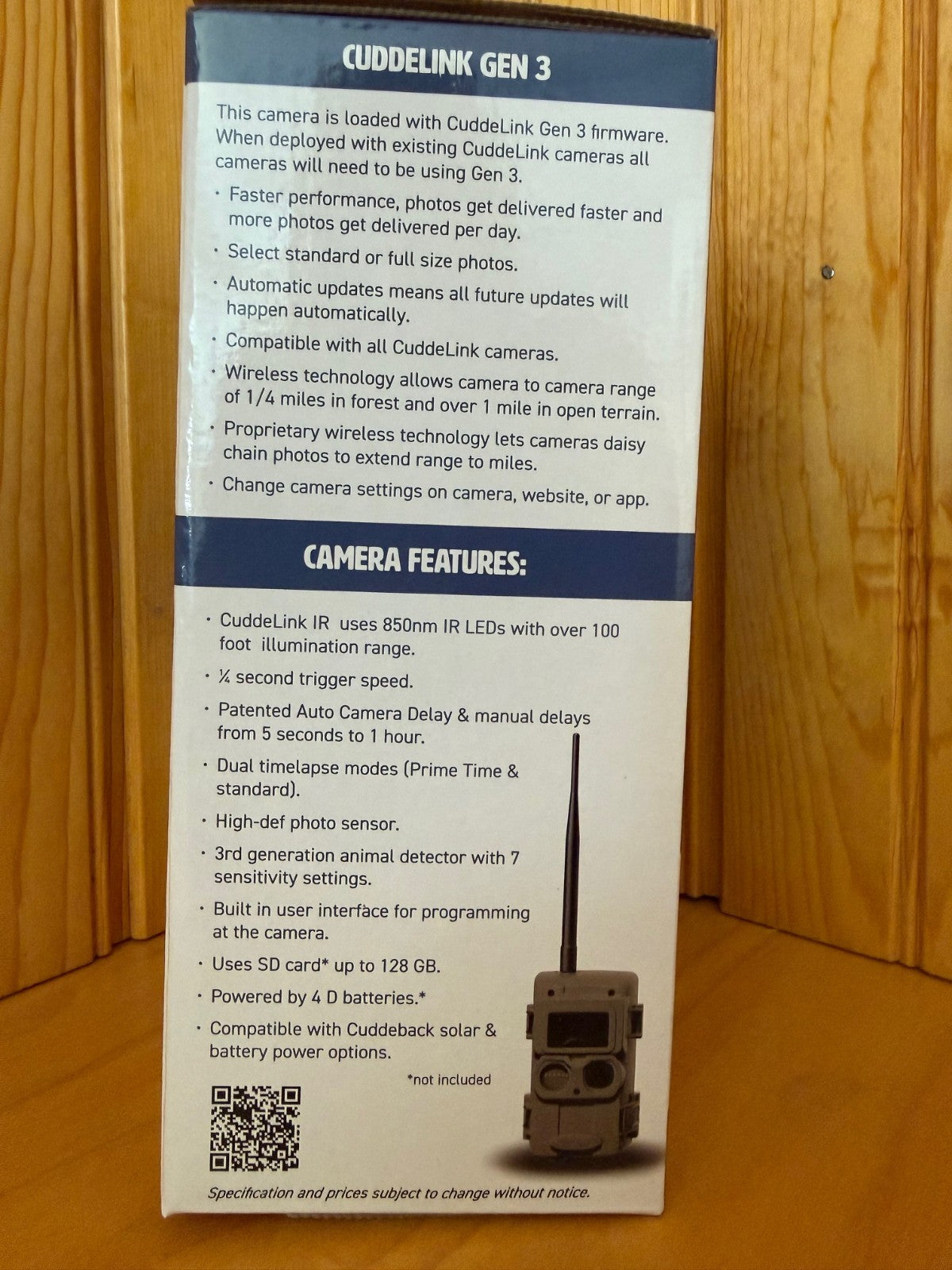 Trail Camera with Long Range IR for Wildlife Monitoring - Cuddeback LL-2A