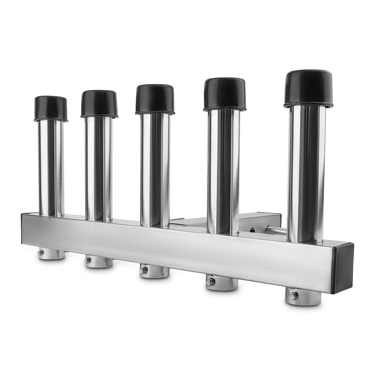Adjustable Car Fishing Rod Holder for 2-Inch Hitch Receiver, Holds 5 Steel Rods