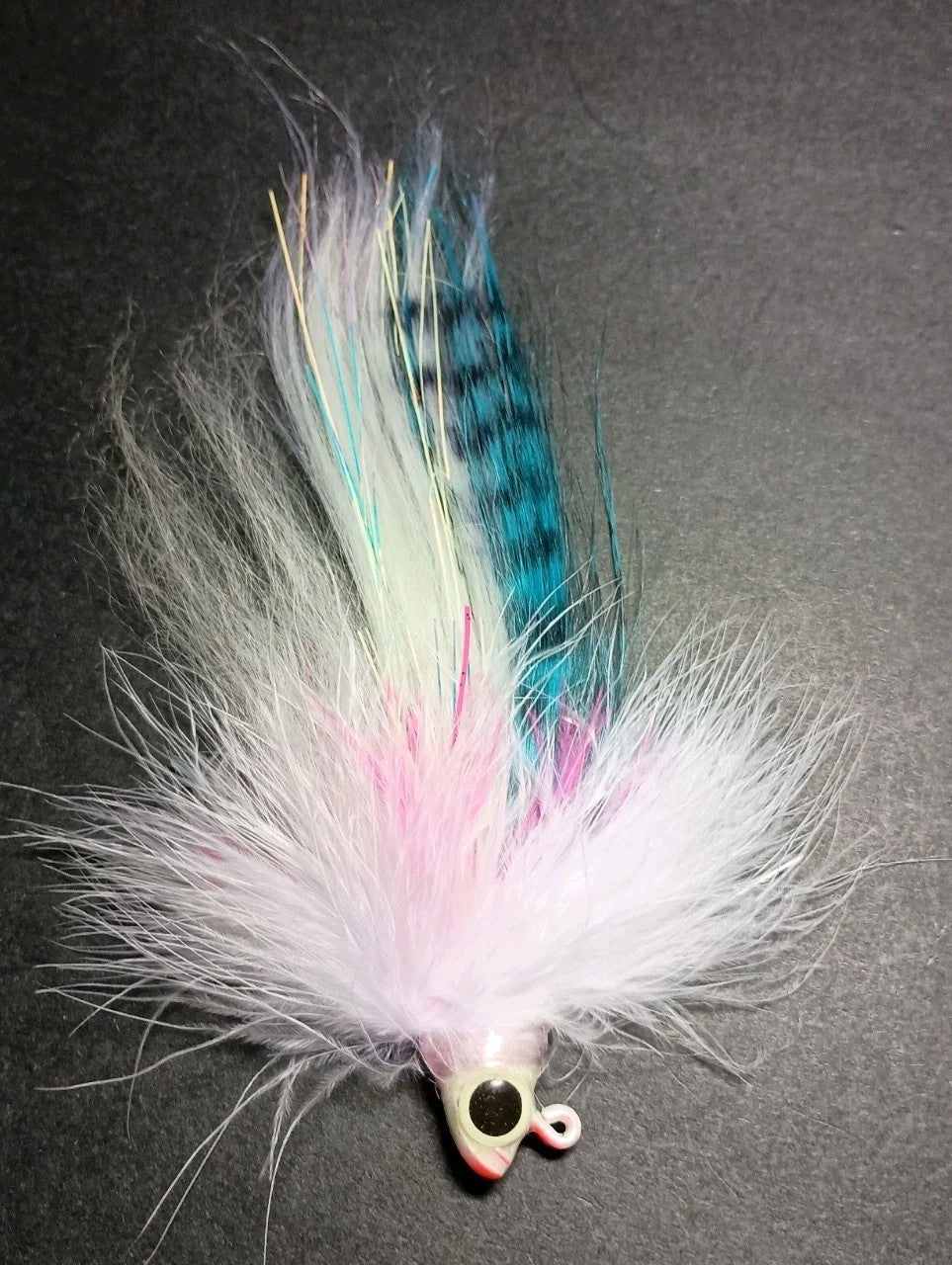 Glow in the Dark Fishing Jig for Big Predators - 9 Inch 3/4 oz