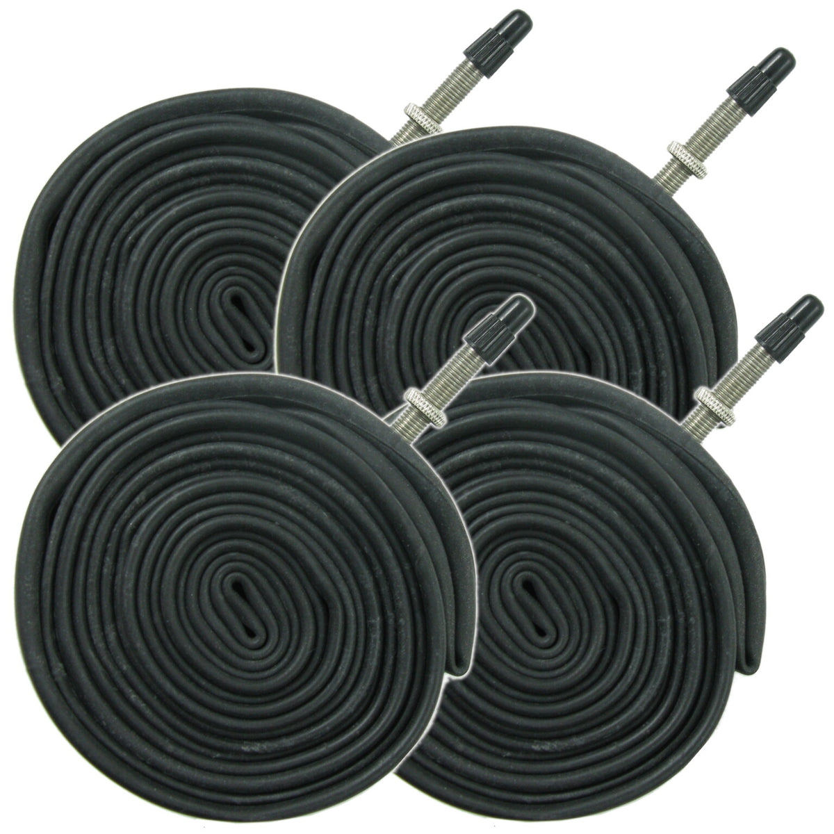 Bike Inner Tubes 700x28-35c / 27x1-1/8-1-1/4 Threaded Presta Valve - Multiple Quantity