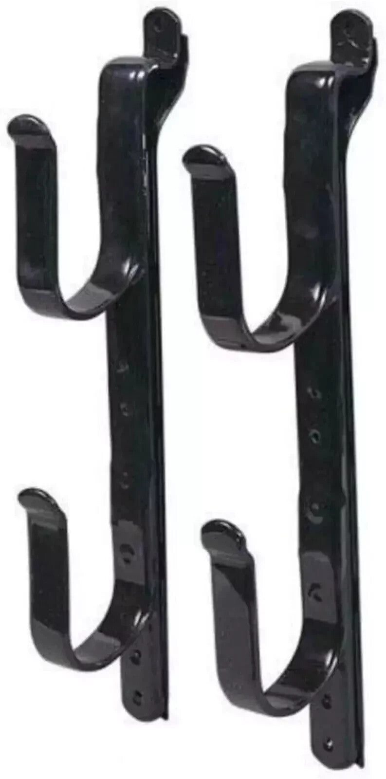 Heavy-Duty Truck Gun Rack - Versatile Black Metal Rifle & Tool Holder