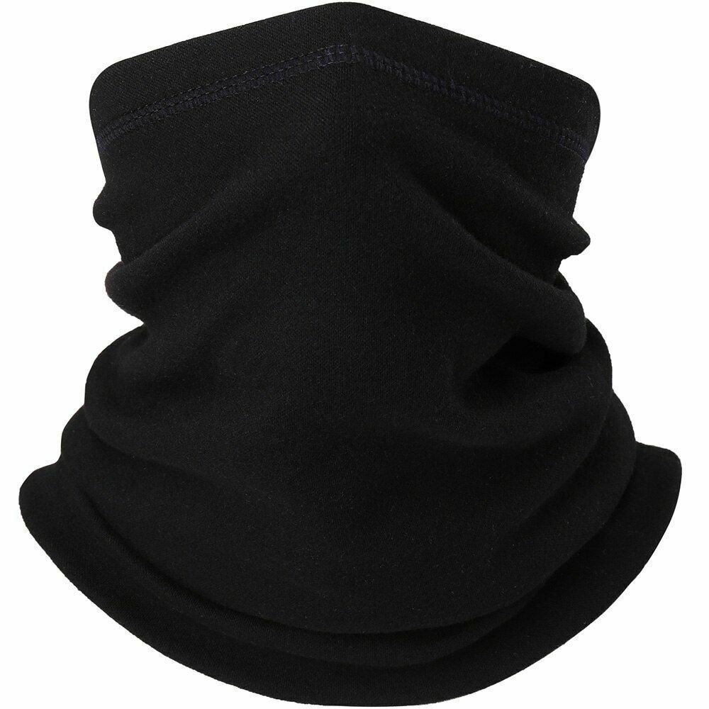 Winter Windproof Fleece Neck Gaiter Face Mask Scarf for Cold Weather