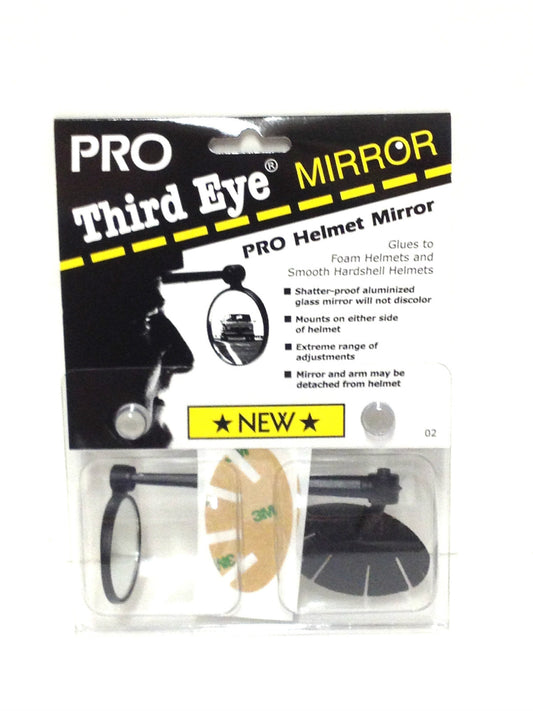 Cycling Helmet Mirror - Adjustable Shatterproof Bike Mirror for Helmets