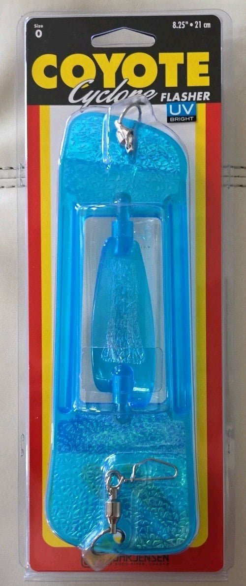 Fish Candy Blue Moon Jelly UV Flasher 8.25" for Salmon & Trout Fishing