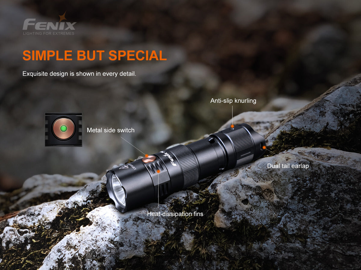 Rechargeable EDC Pocket Flashlight 800 Lumens Compact USB-C Torch