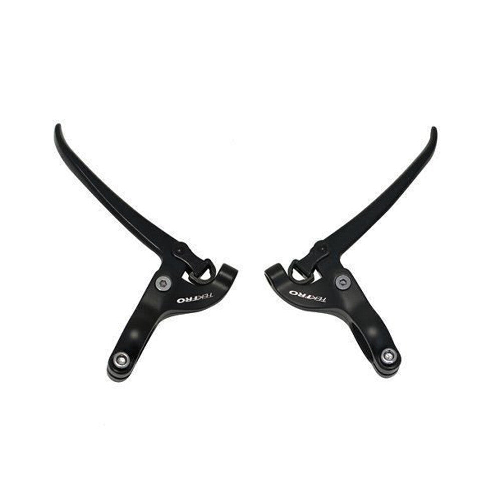 Bike Forged Aluminum Brake Levers Set - 22.2mm Black Cycling Parts