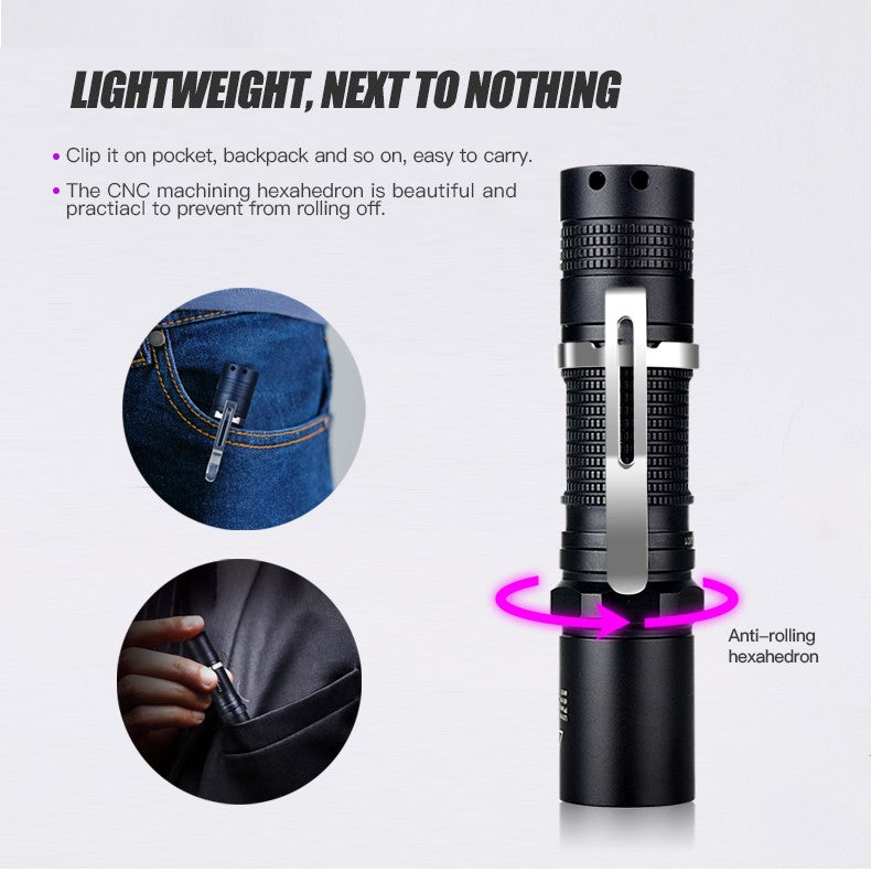 365nm UV Flashlight for Leak Detection Pet Urine & Curing Resin