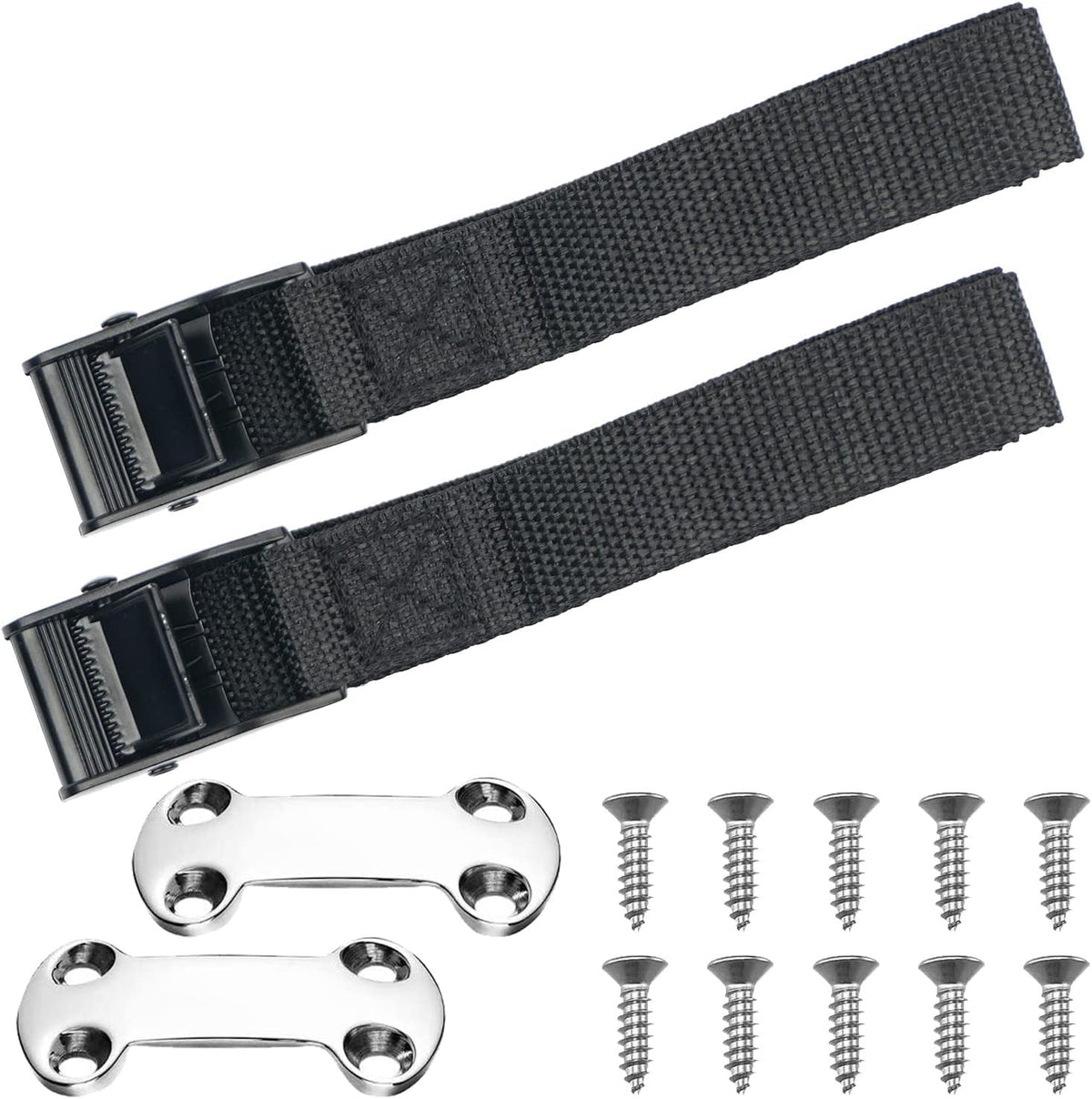Cooler Tie Down Kit for YETI and RTIC Coolers - Adjustable Nylon Straps