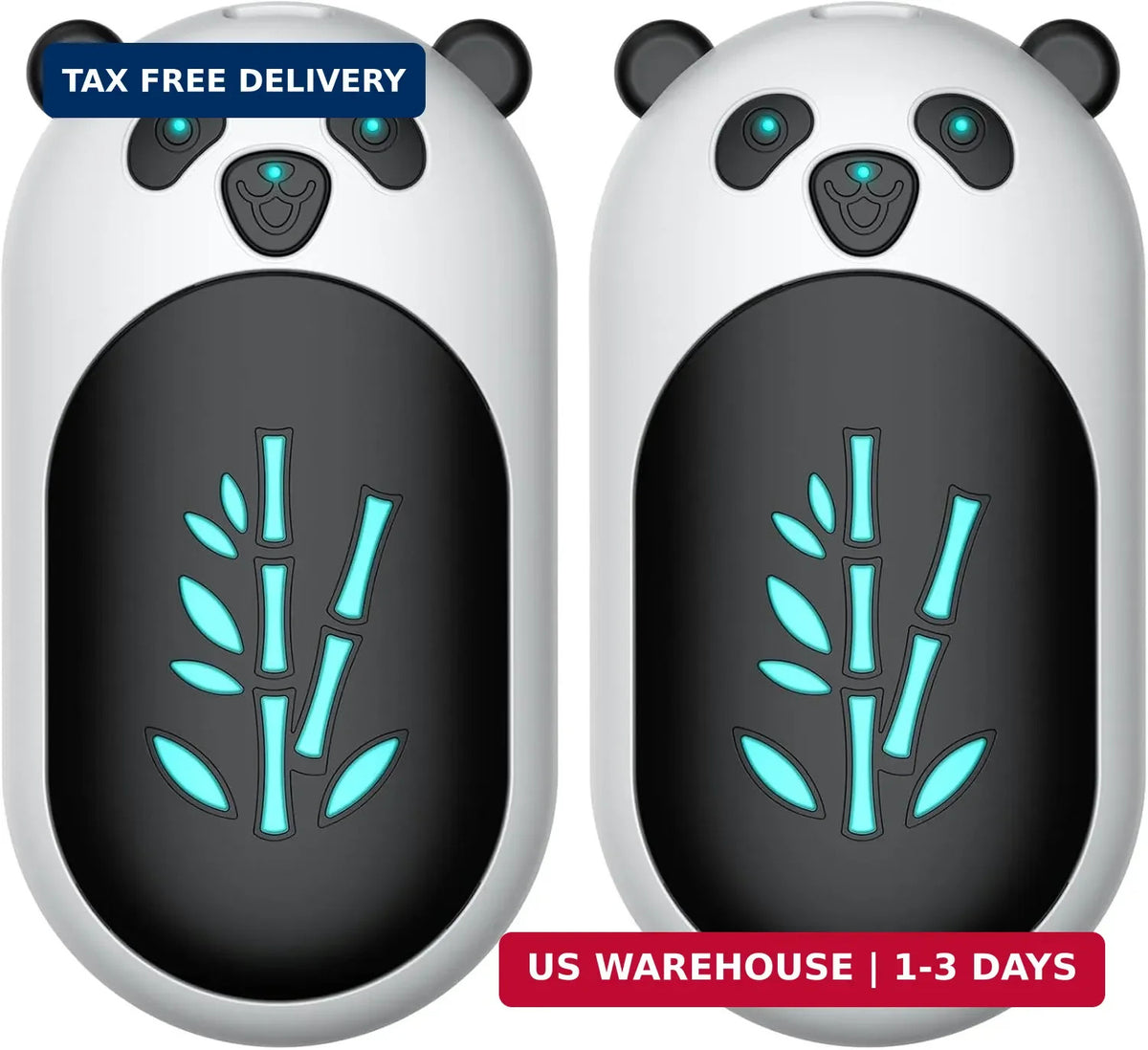 Rechargeable Hand Warmers 2 Pack, 6000mAh Portable Electric Hand Heaters