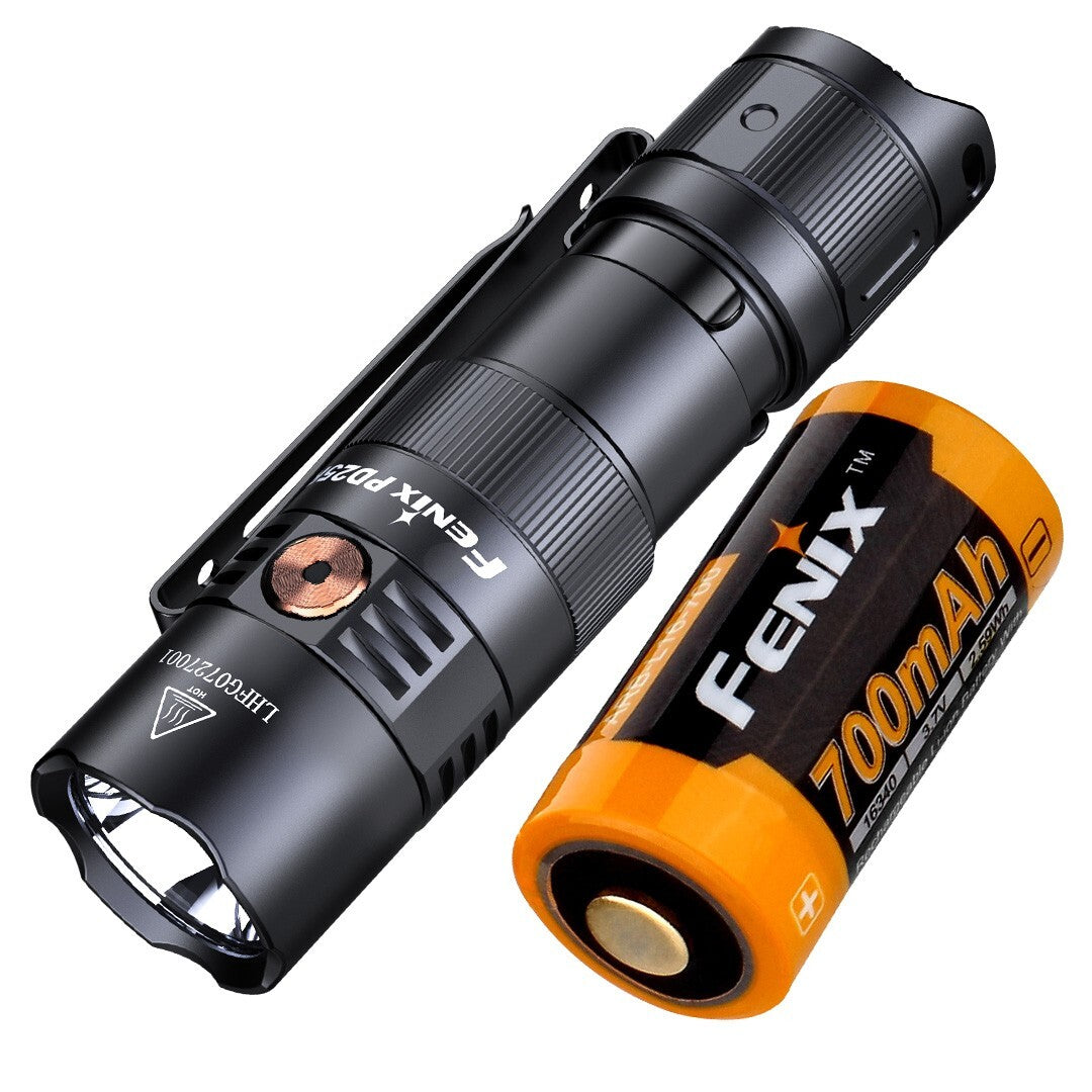 Rechargeable LED EDC Flashlight 800 Lumens Compact Pocket Torch