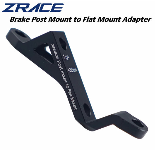 Post to Flat Mount Brake Adapter +20mm for Mountain and Road Bikes