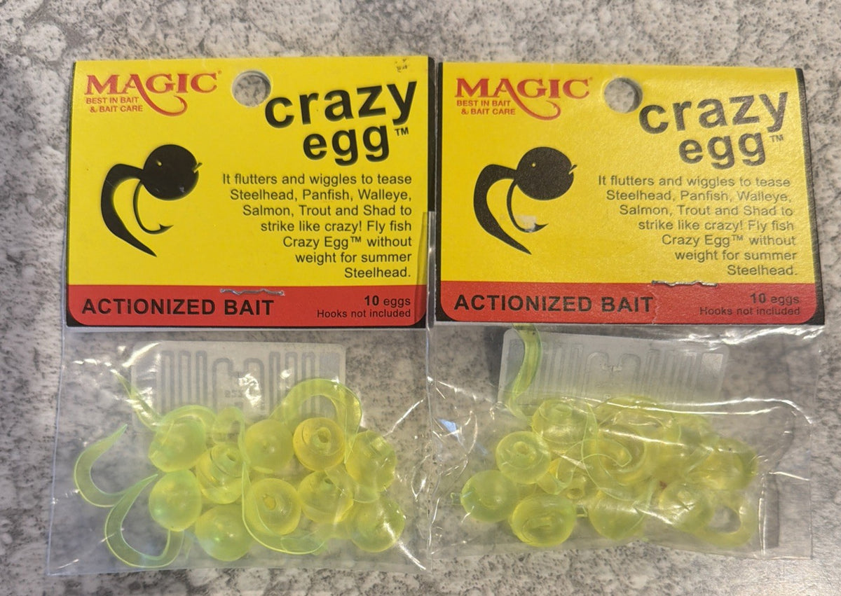 2 Packs Magic Crazy Egg Chartreuse - Fun Hobbies & Magic Tricks