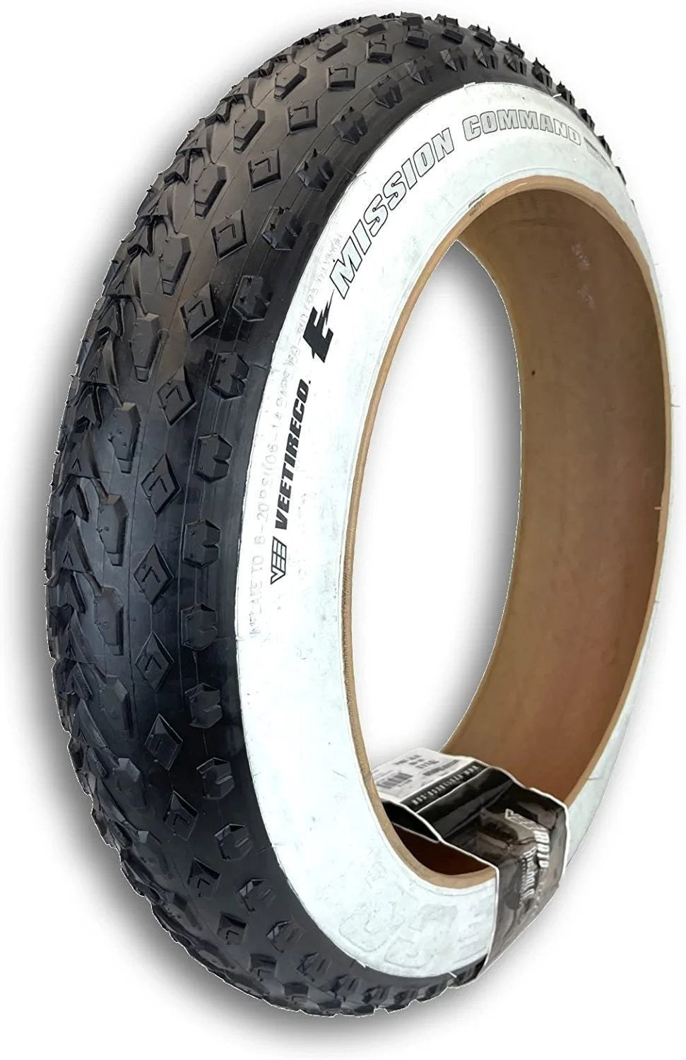 20x4.0 White Wall Bike Tires - Endurance E-Bike Puncture-Resistant Pair