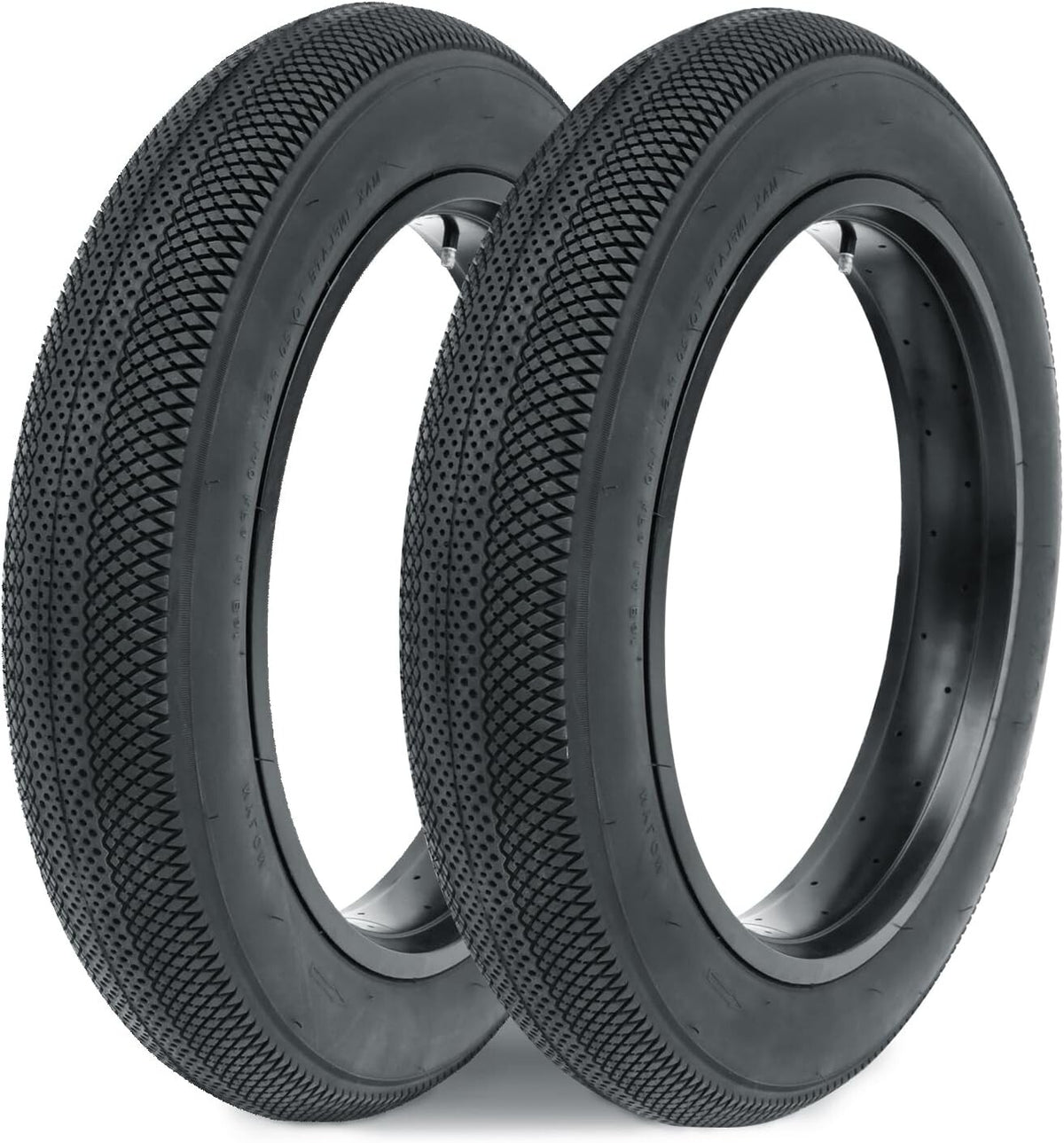 20x4.0 Fat Bike Tire - E-Bike Replacement Bicycle Tire, Puncture-Resistant, Foldable 2 Pack