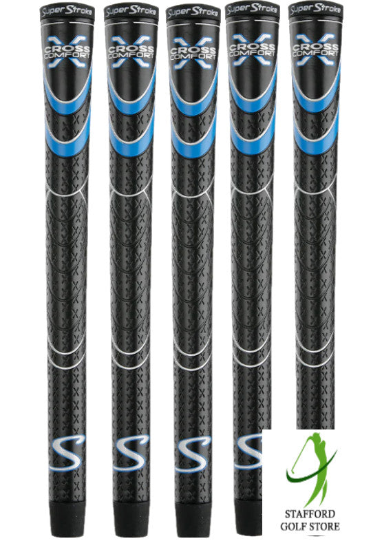 Golf Grip Set - Super Stroke Cross Comfort Undersize, Standard, Midsize & Jumbo