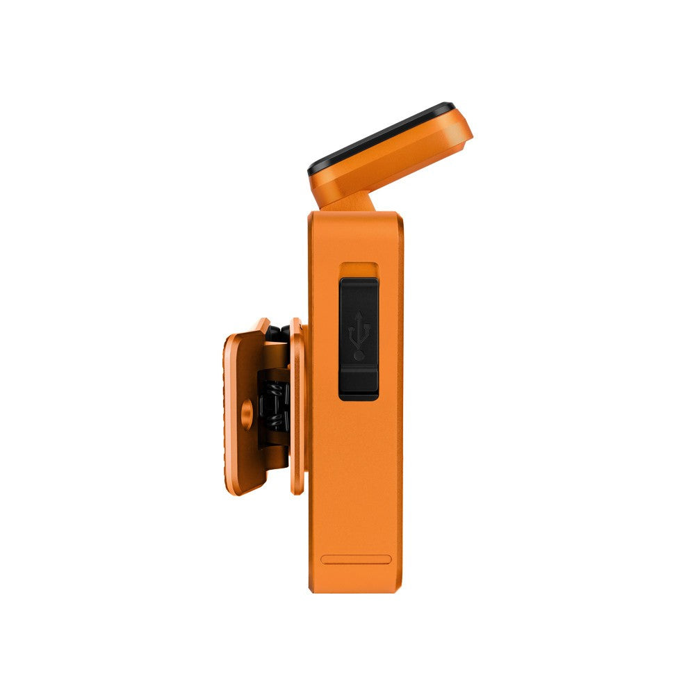 LED Flashlight with Adjustable Tilt and Rotation - 530 Lumens, Red & Spotlight