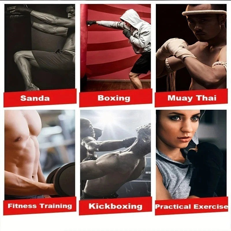 2PCS Cotton Boxing Hand Wraps for MMA Kickboxing Training Support