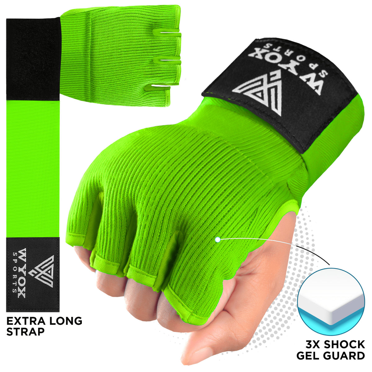 Boxing Gloves & Hand Wraps Set for MMA, Kickboxing & Muay Thai Training