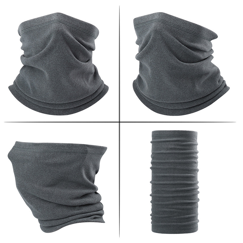 Winter Windproof Fleece Neck Gaiter Face Mask Scarf for Cold Weather