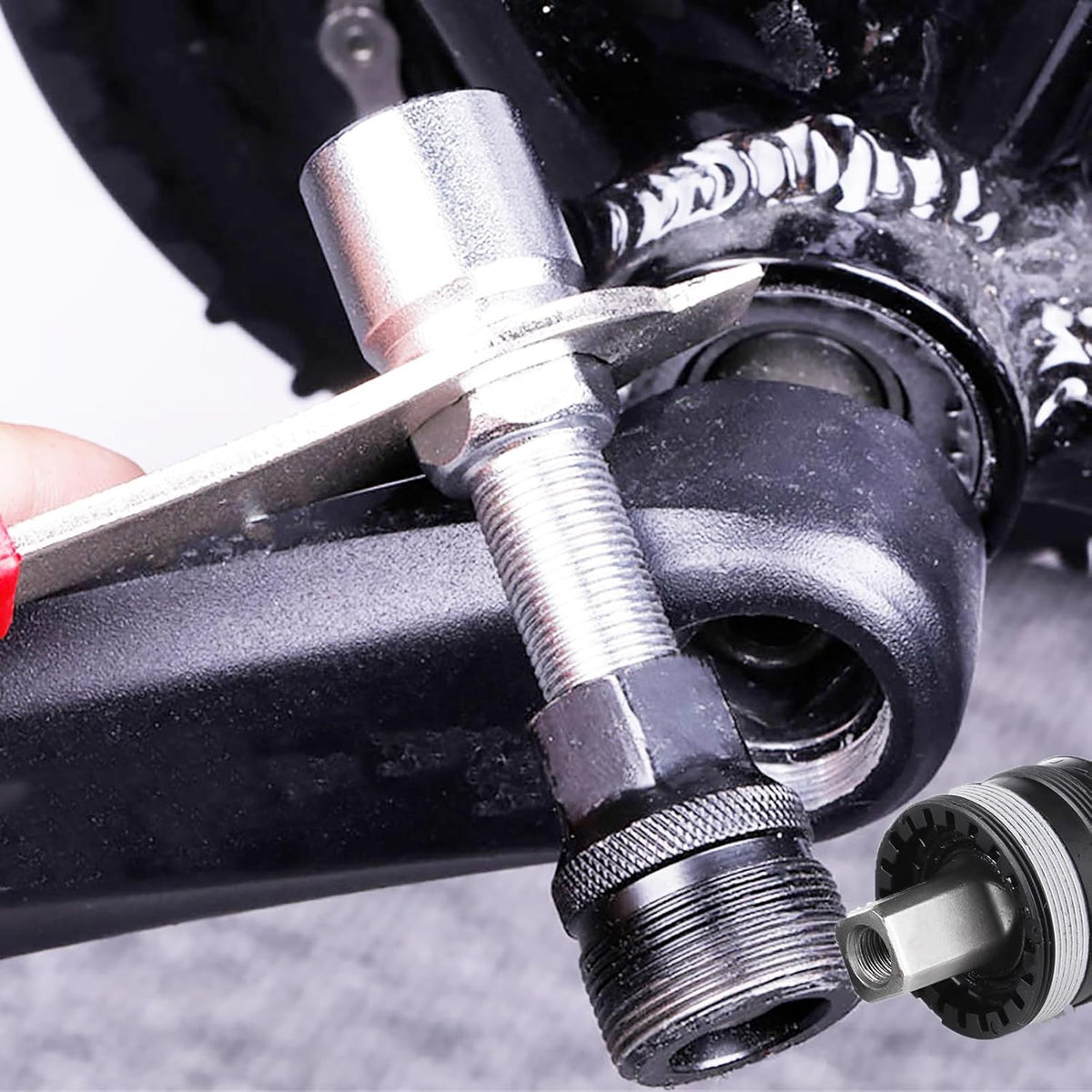 Bike Crank Extractor & Bottom Bracket Remover Tool Set for MTB Repair