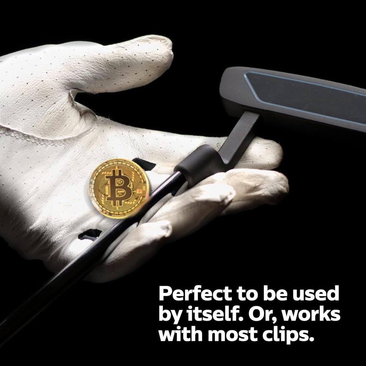 Bitcoin Golf Ball Markers Value Pack - Magnetic Hat Clip Accessories, 3 Pieces