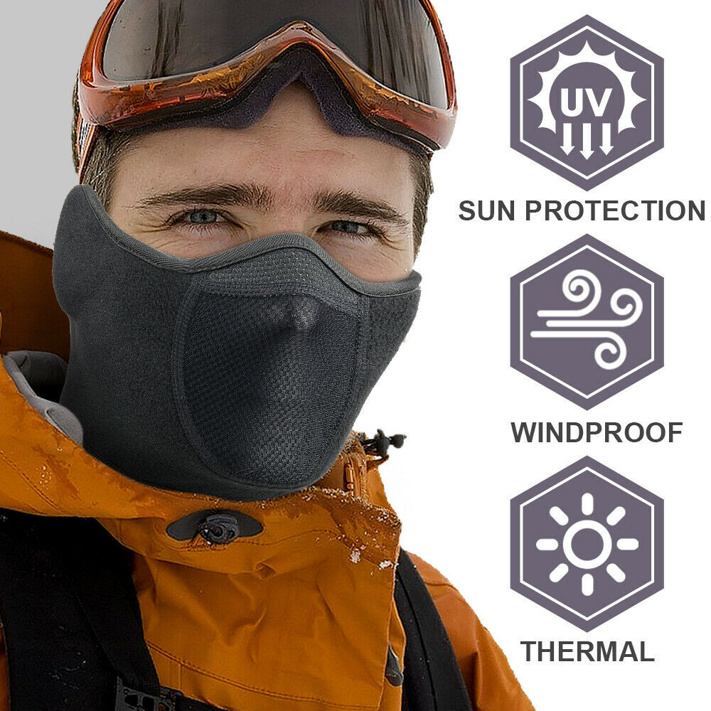 Winter Windproof Ski Face Mask with Ear Cover for Cold Weather Riding