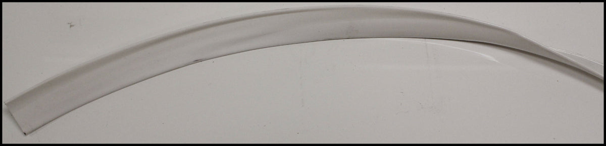 White Vinyl Trim Insert Roll for Trailer Covers - 50 Feet