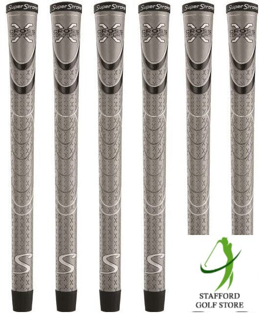 Golf Grip Set - Super Stroke Cross Comfort Undersize, Standard, Midsize & Jumbo