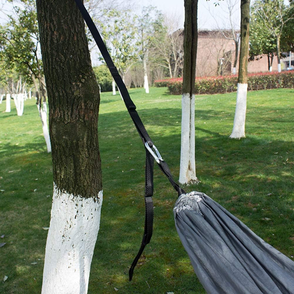 2 Pack Hammock Tree Straps Set - No Stretch Outdoor Suspension System