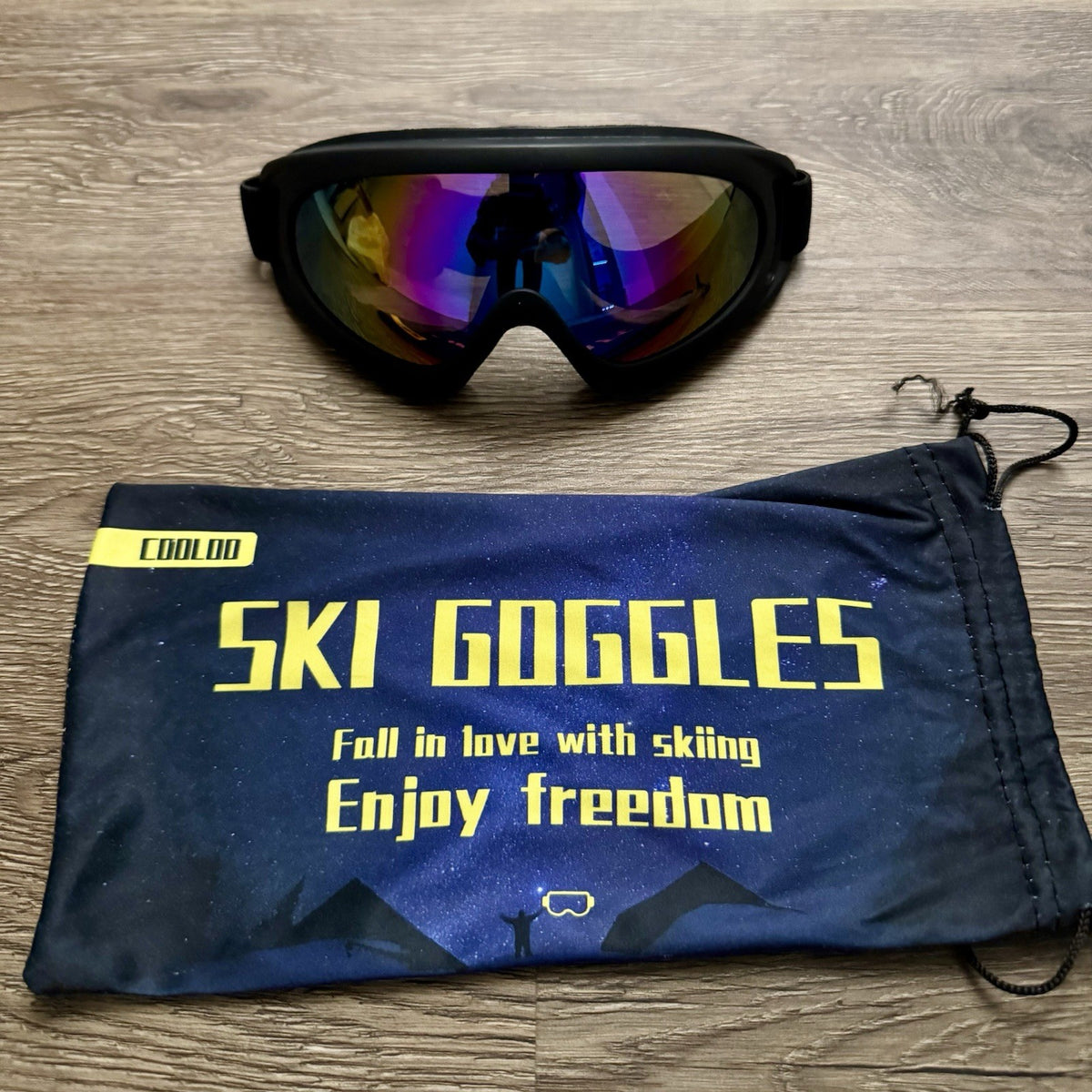 UV Protection Ski & Snowboard Goggles for Men Women Kids - COOLOO